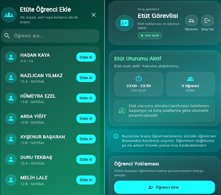 Etüt oturumu